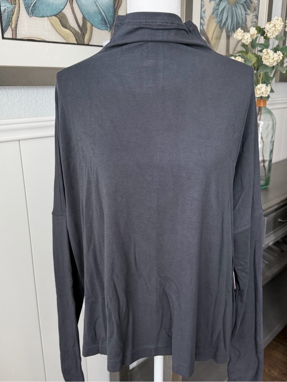 Mockneck Long Sleeve - Charcoal